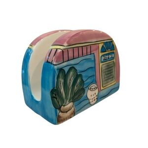 Florida Marketplace Ceramic Napkin Holder